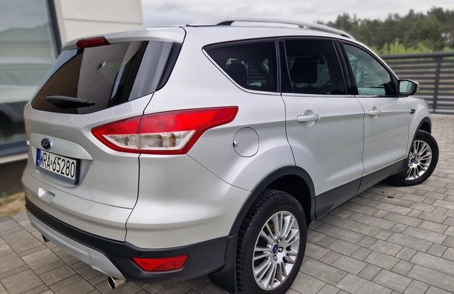 Ford Kuga cena 39990 przebieg: 203687, rok produkcji 2013 z Terespol małe 154